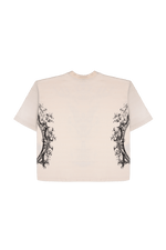 Angel Shorter Fit Cream T-shirt